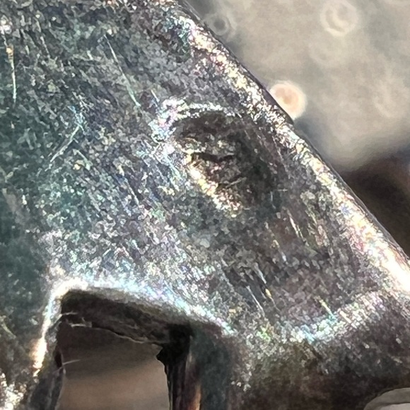 1920s Art Deco 🖤 Sterling & Onyx Bar Pin Marcasite Pave 🖤 - Picture 6 of 6